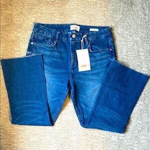NWT-Frame Le Crop Mini Boot Denim Jeans